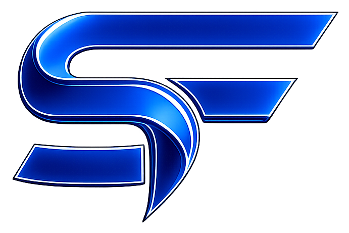 Símbolo azul da SF Studio